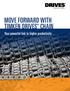 MOVE FORWARD WITH TIMKEN DRIVES CHAIN. Your powerful link to higher productivity