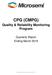 CPG (CMPG) Quality & Reliability Monitoring Program