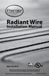 Radiant Wire. Installation Manual