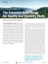 The Columbia River Gorge Air Quality and Visibility Study