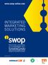 swop Integrated Marketing SHangHai november 2017 PrOCeSSing & PaCKaging MeMber OF interpack alliance Organized by: