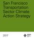 1 Transportation Sector Climate Action Strategy. San Francisco Transportation Sector Climate Action Strategy