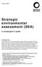 Strategic environmental assessment (SEA)