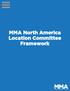 MMA North America Location Committee Framework