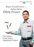 Bayer CropScience Aditya Birla. Okra Project. The Indian Food Chain Vegetable Project