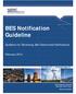 BES Notification Guideline