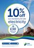 10off. electricity. our standard unit rate. Welcome Credit. Up to sseairtricity.com. Sales