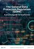The General Data Protection Regulation (GDPR) A practical guide for businesses