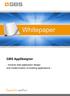 GBS AppDesigner. - Intuitive web application design and modernization of existing applications -