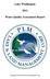 Lake Washington. Water Quality Assessment Report. Copyright 2012 PLM Lake & Land Management Corp.