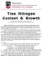 Tree Nitrogen Content & Growth