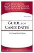 Guide for Candidates