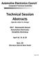Technical Session Abstracts