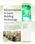 Advancements in Laser Welding Technology