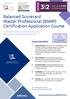 Balanced Scorecard Master Professional (BSMP) Certification Application Course