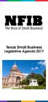 SMALL BUSINESS IN TEXAS. 1. Small Business Administration Office of Advocacy, 2016 Small Business State Profile