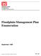 Floodplain-Management Plan Enumeration