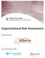 Organizational Risk Assessment