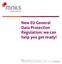 New EU General Data Protection Regulation: we can help you get ready!