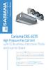 Carisma CRS-ECM. High Pressure Fan Coil Unit with EC Brushless Electronic Motor and Inverter Board