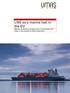 LNG as a marine fuel in the EU Market, bunkering infrastructure investments and risks in the context of GHG reductions