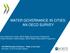 WATER GOVERNANCE IN CITIES: AN OECD SURVEY