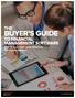 THE BUYER S GUIDE TO FINANCIAL MANAGEMENT SOFTWARE. The 10 Essentials of an Effective Financials Solution.