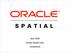 April Oracle Spatial User Conference
