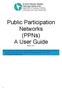 Public Participation Networks (PPNs) A User Guide March 2017.