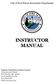 INSTRUCTOR MANUAL. City of Port Huron Recreation Department