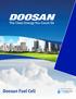 Doosan Fuel Cell Authorized Value Added Reseller
