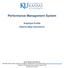 Performance Management System. Employee Profile Step-by-Step Instructions