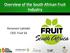 Overview of the South African Fruit Industry. Konanani Liphadzi CEO: Fruit SA