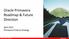 Oracle Primavera Roadmap & Future Direction