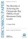 DISCUSSION PAPER. The Benefits of Achieving the Chesapeake Bay TMDLs (Total Maximum Daily Loads) A Scoping Study