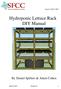 Hydroponic Lettuce Rack DIY Manual