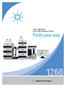 Agilent 1260 Infinity LC & LC/MS Purification Systems. Purify your way