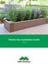 Planter Box Installation Guide. v