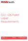GS1-128 Pallet Label Requirements