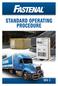 Fastenal Company Standard Operating Procedure PAGE Table of Contents... 1