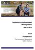 Diploma of Agribusiness Management AHC Prospectus
