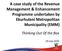 A case study of the Revenue Management & Enhancement Programme undertaken by Ekurhuleni Metropolitan Municipality (EMM)
