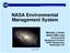 NASA Environmental Management System