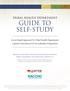 TRIBAL HEALTH DEPARTMENT GUIDE TO SELF-STUDY