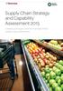 Creating a stronger voice for Australia s FMCG supply chain practitioners. Supply Chain Strategy and Capability Assessment 2015