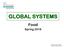 GLOBAL SYSTEMS Food Spring 2018