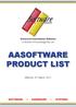 A division of Accuweigh Pty Ltd AASOFTWARE PRODUCT LIST