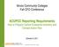 ACUPCC Reporting Requirements How to Prepare Carbon Emissions Inventory and Climate Action Plan