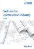 Skills in the construction industry