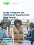 Guide to Reports and Dashboards Supplied with Sage People